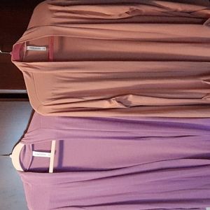 Zenana Premium & Outfitters Long Sleeve Duster Lilac